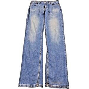 Levis 511 Slim Fit Jeans Men's 34x32 Light Wash Stretch Denim